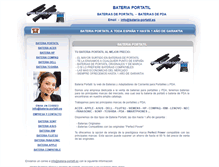 Tablet Screenshot of bateria-portatil.es